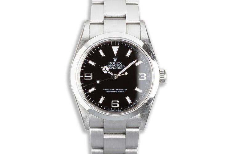 2009 Rolex Explorer 114270 with Box & Card