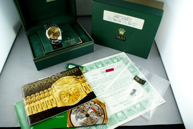 1993 Rolex Air-King 14000 Winn Dixie safe driver award watch B/P