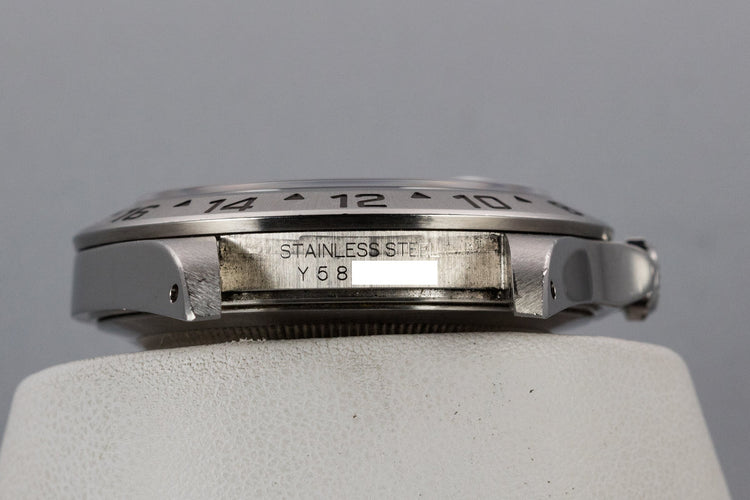 2002 Rolex Explorer II 16570 White Dial