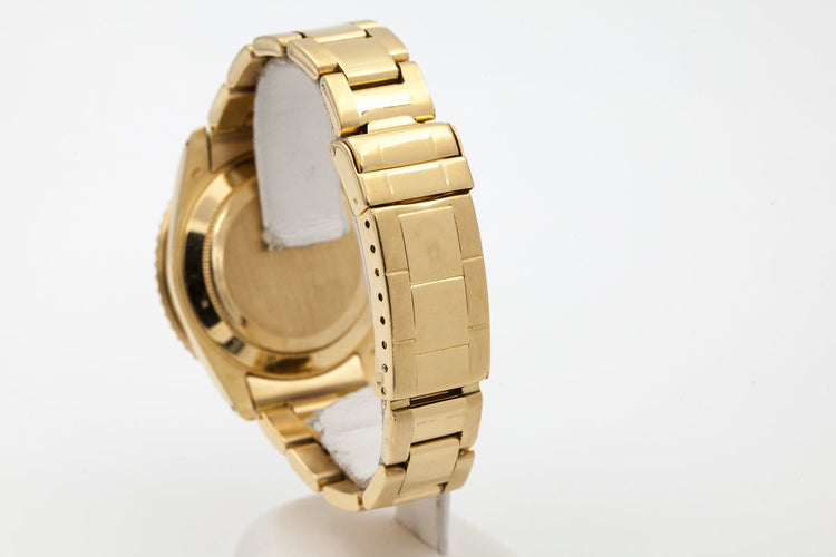 1982 Rolex YG Submariner 16808 Black Nipple Dial