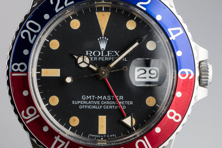 1983 Rolex GMT-Master 16750 "Pepsi"