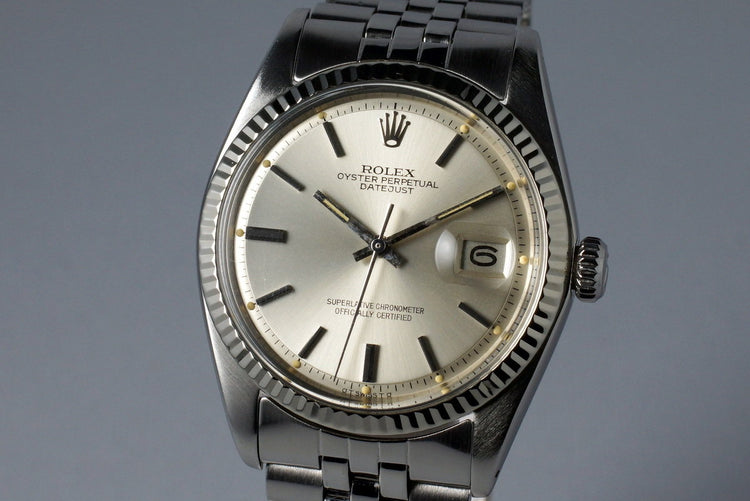 1972 Rolex Datejust 1601 Silver Sigma Dial
