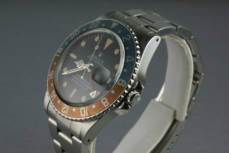 Rolex GMT 1675 with Box and Papers