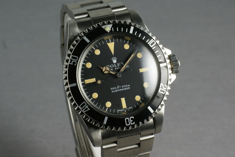 Rolex Submariner Dial 5513 with box and papers
