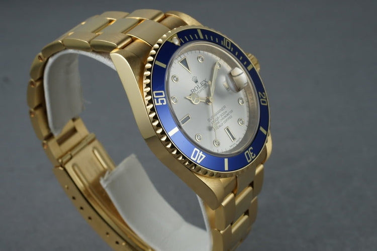 2008 Submariner Submariner 16618 with Gray Serti Dial