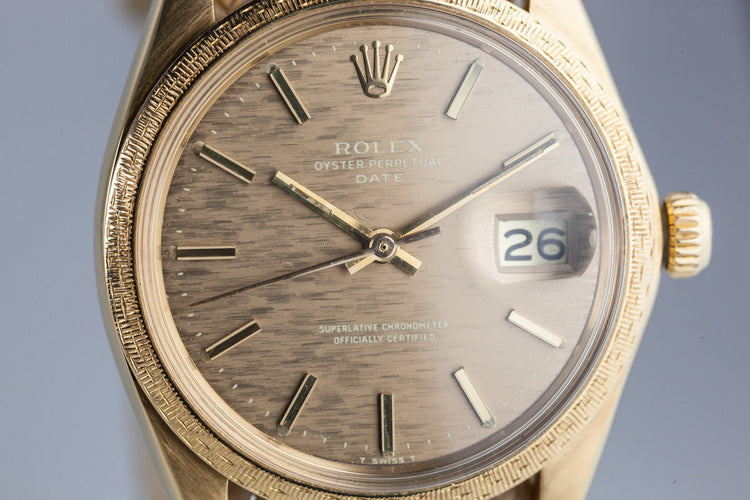 1972 Rolex Date 1514 with Brown Mosaic Dial