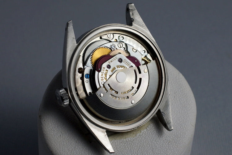 1964 Rolex DateJust 1603 Glossy Black Dial with Box and Papers