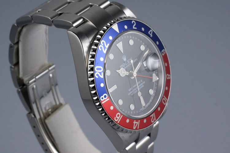 2006 Rolex GMT II 16710 with Box and Papers