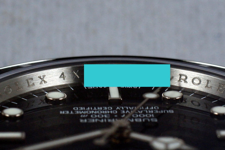 2012 Rolex Submariner 14060 4 Line Dial with Box and Papers