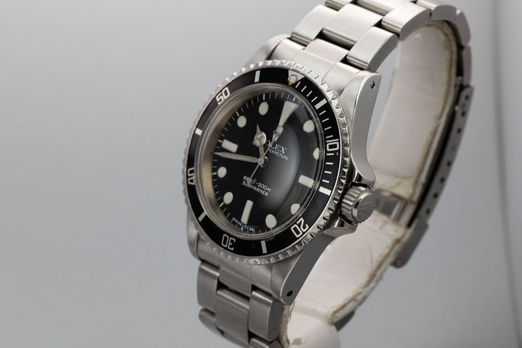 1978 Rolex Submariner 5513 with Mk I Maxi Dial