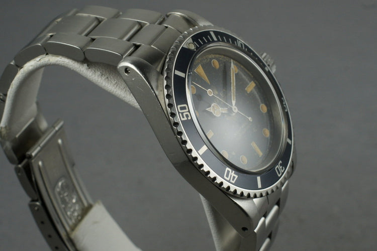 1966 Rolex Submariner 5513 with Glossy Gilt Dial and Papers