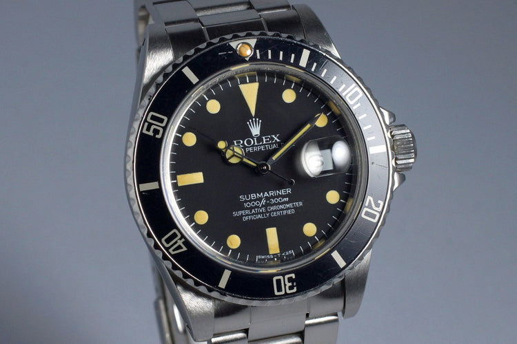 1983 Rolex Submariner 16800 with RSC Papers