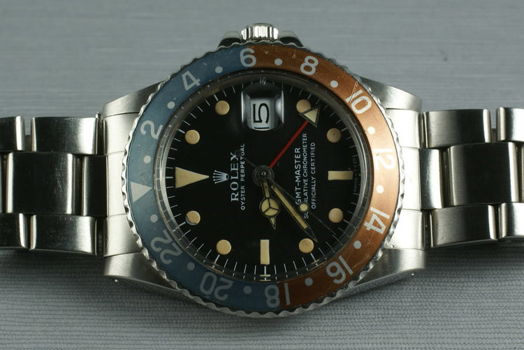 Rolex GMT 1675 with Box and Papers