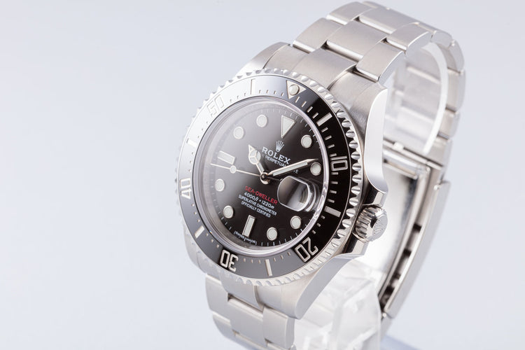 2017 Rolex Red Sea-Dweller 126600 MK I Dial with Box and Card