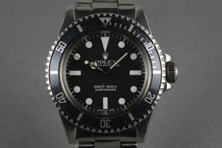 Rolex Submariner 5513 Mark 1 Maxi