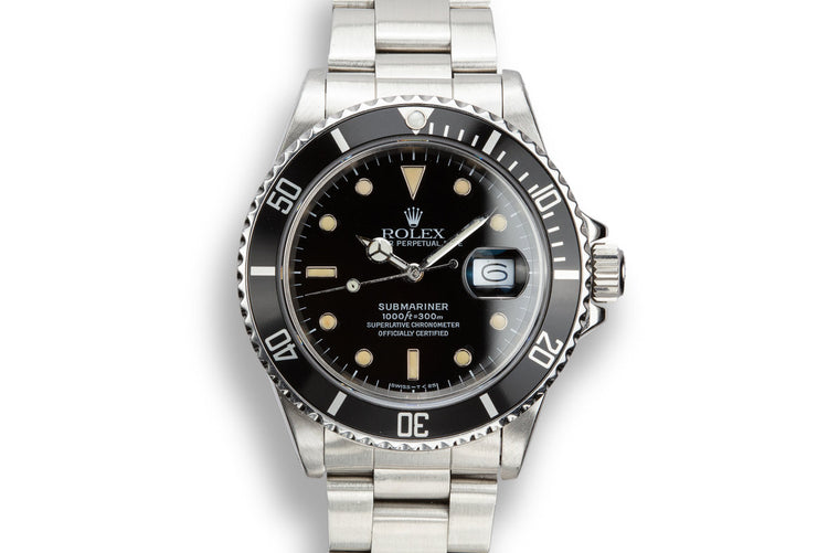 1987 Rolex Submariner 168000
