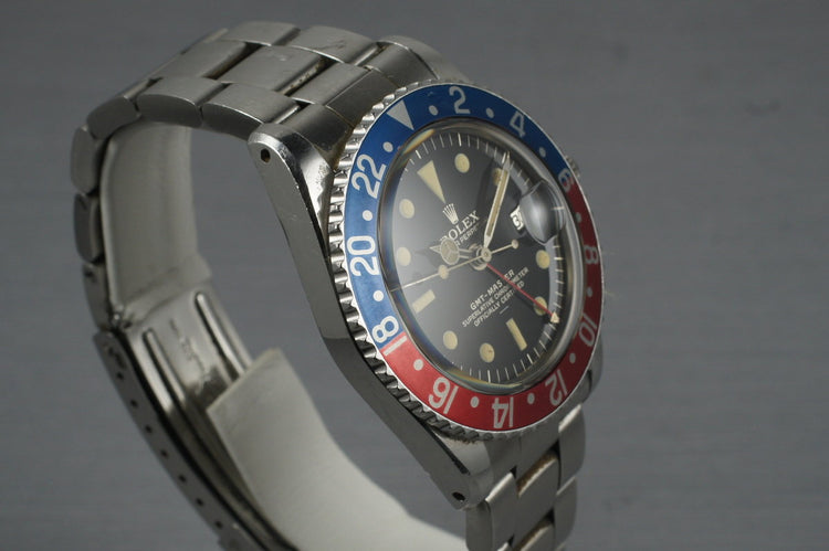 1963 Rolex GMT1675 PCG Gilt Underline with Military History