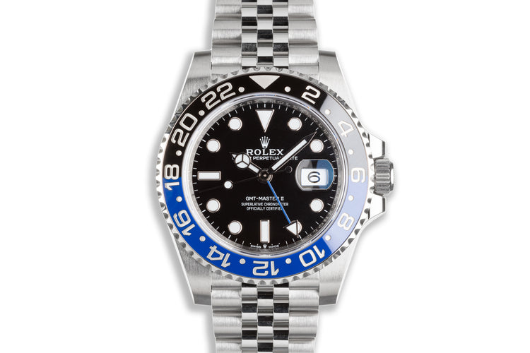 2021 Rolex GMT-Master II 126710BLNR "Batman" Box & Card