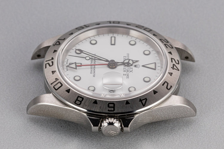 2005 Rolex Explorer II 16570 White Dial with Box and Papers
