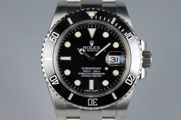 2011 Rolex Ceramic Submariner 116610 with Box and Papers