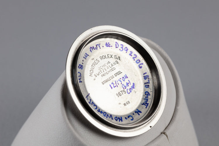 1968 Rolex GMT-Master 1675 "Pepsi"