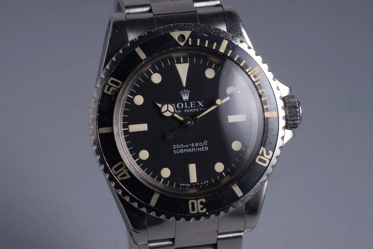 1968 Rolex Submariner 5513 Meters First
