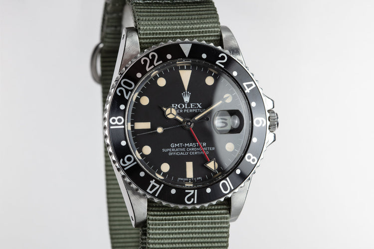 1981 Rolex GMT-Master 16750 Black Bezel