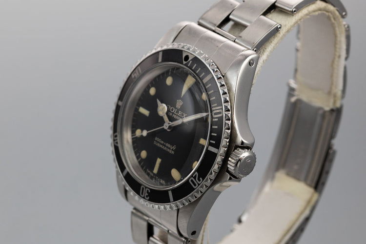 1966 Rolex Submariner 5513 with "Bart Simpson" Gilt Dial