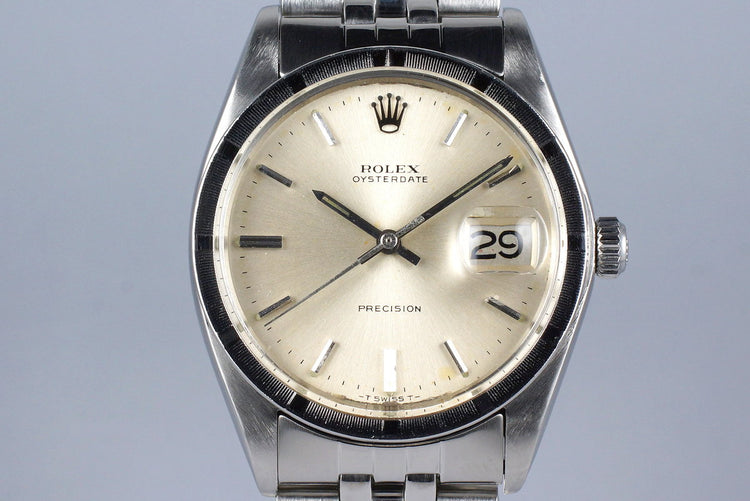 1972 Rolex OysterDate 6694 Silver Dial