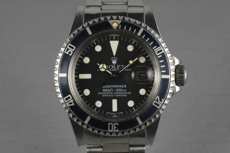 1979 Rolex Submariner 1680 with Box and Papers
