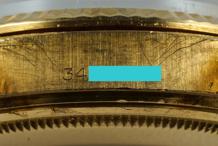 1972 Rolex YG Day-Date 1803 Linen Sigma Dial