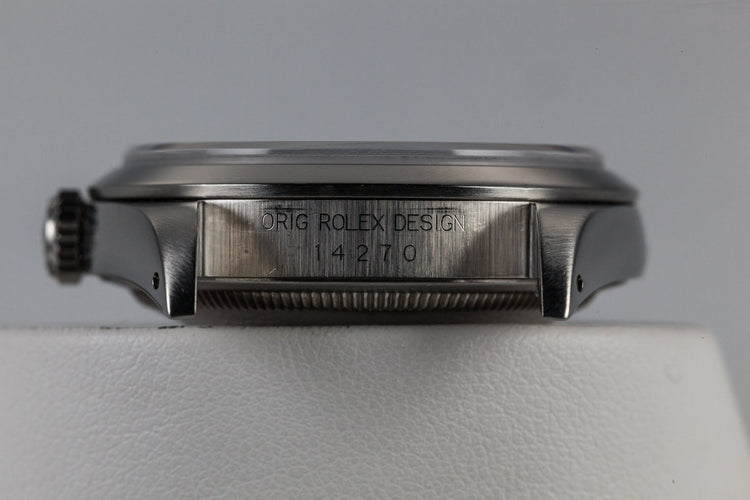 1991 Rolex Explorer 14270 with 'Black Out' Dial