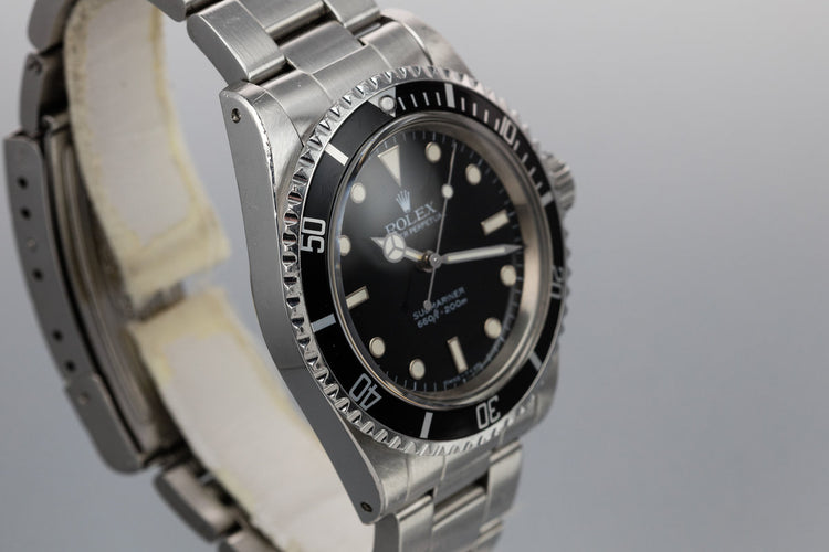 1985 Rolex Submariner 5513 with Spider Dial with Box and Papers