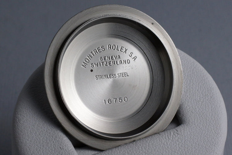 1988 Rolex GMT 16750 with Box and Papers