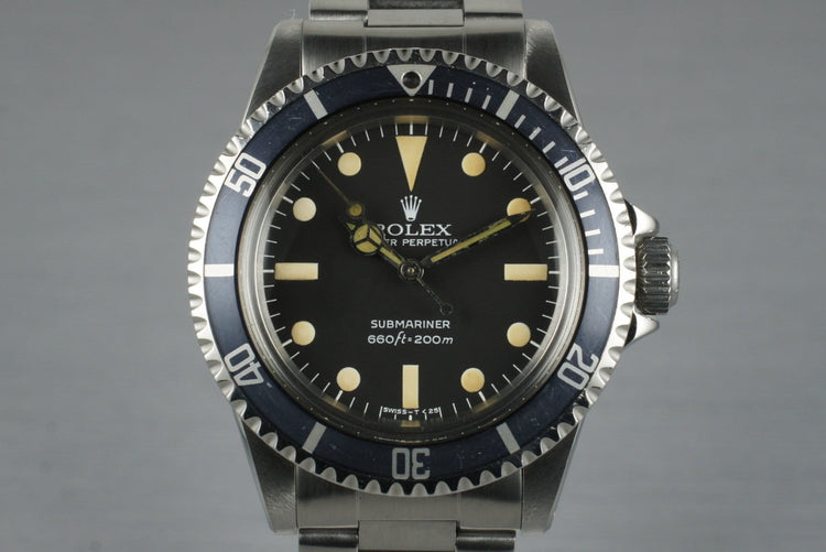 1979 Rolex Submariner 5513 Mark II Maxi Dial