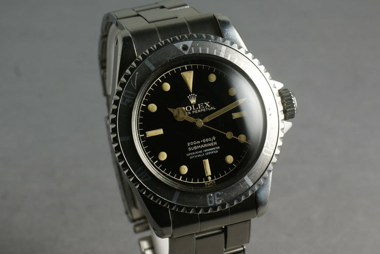 Rolex Submariner 5512 PCG with beautiful 4 line 2 color chapter ring