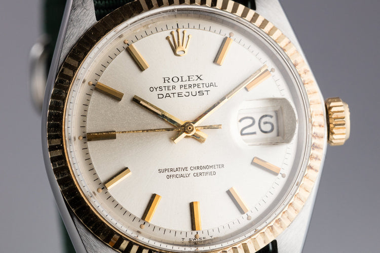 1969 Rolex Two-Tone DateJust 1601Silver Dial