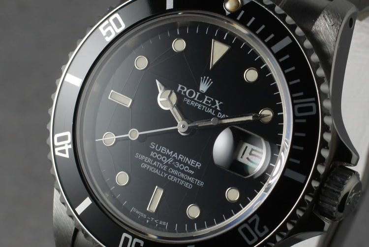 1984 Rolex Submariner 16800 with a Spider Dial Unpolished