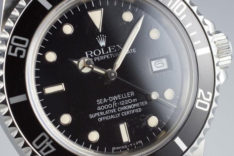 1986 Rolex Sea-Dweller 16660