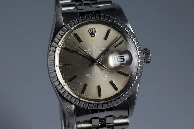 1982 Rolex DateJust 16030 with Gray Dial