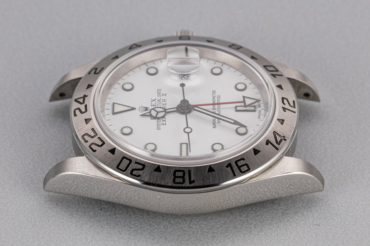 2005 Rolex Explorer II 16570 White Dial with Box and Papers