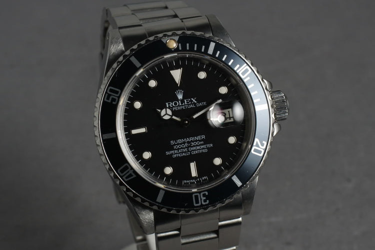 1986 Rolex Submariner 16800