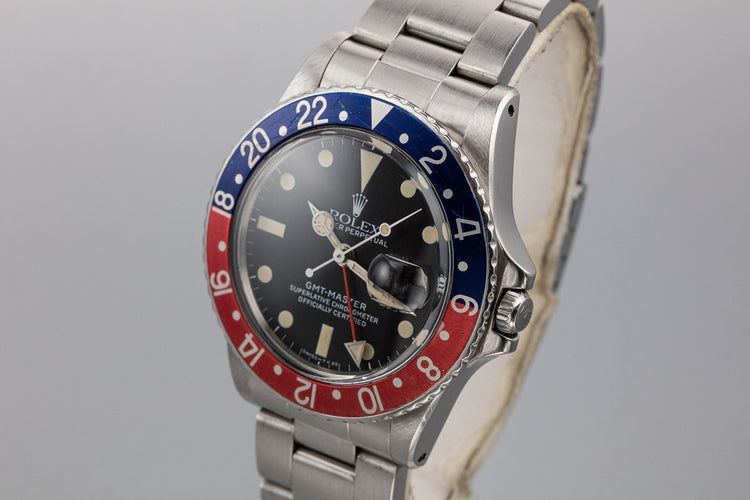 1981 Rolex GMT-Master 16750 Matte Dial with "Pepsi" Bezel Insert