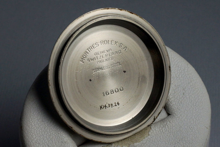 1981 Rolex Submariner 16800 with RSC Papers