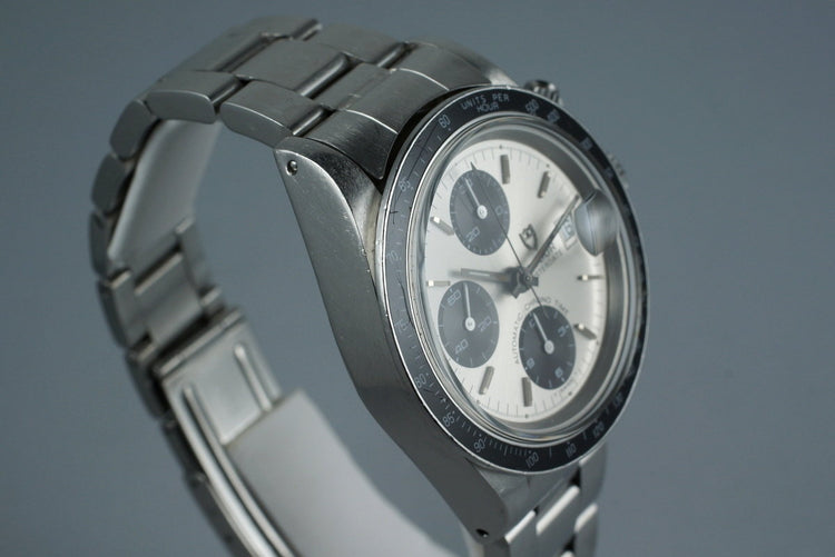 1992 Tudor Chronograph Big Block 79180 Silver Dial with Box