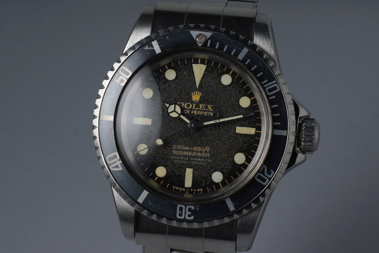 1966 Rolex Submariner 5512 Tropical Gilt 4 Line Dial