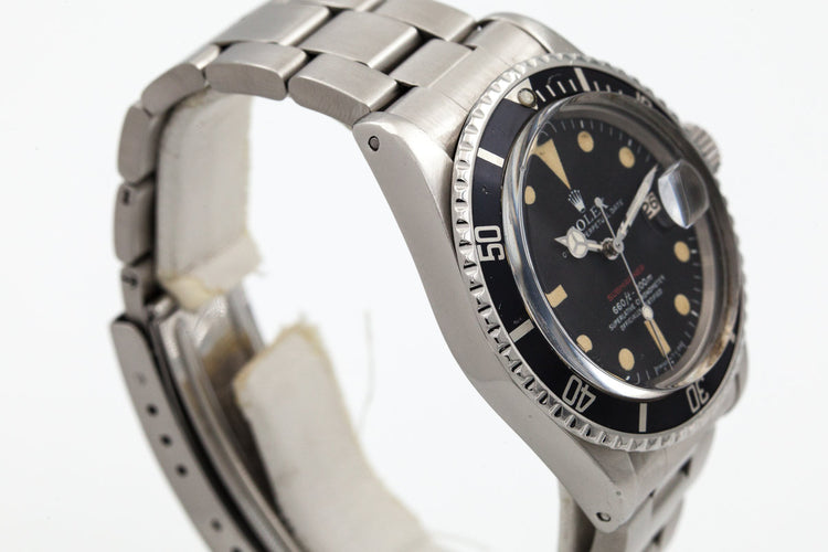 1971 Rolex Red Submariner Mark V Dial with Box