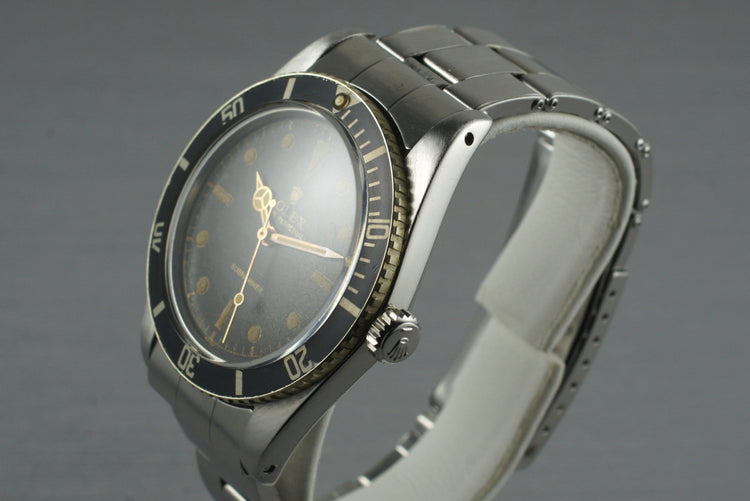 1962 Rolex Submariner 5508 Tropical Dial