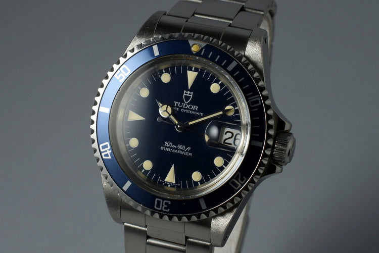 1992 Tudor Submariner 79090 Blue Dial