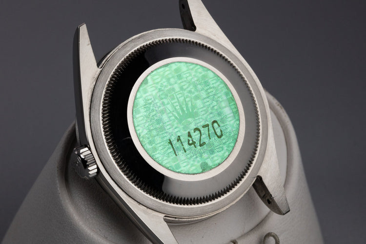 2003 Rolex Explorer 114270 with Box and Papers